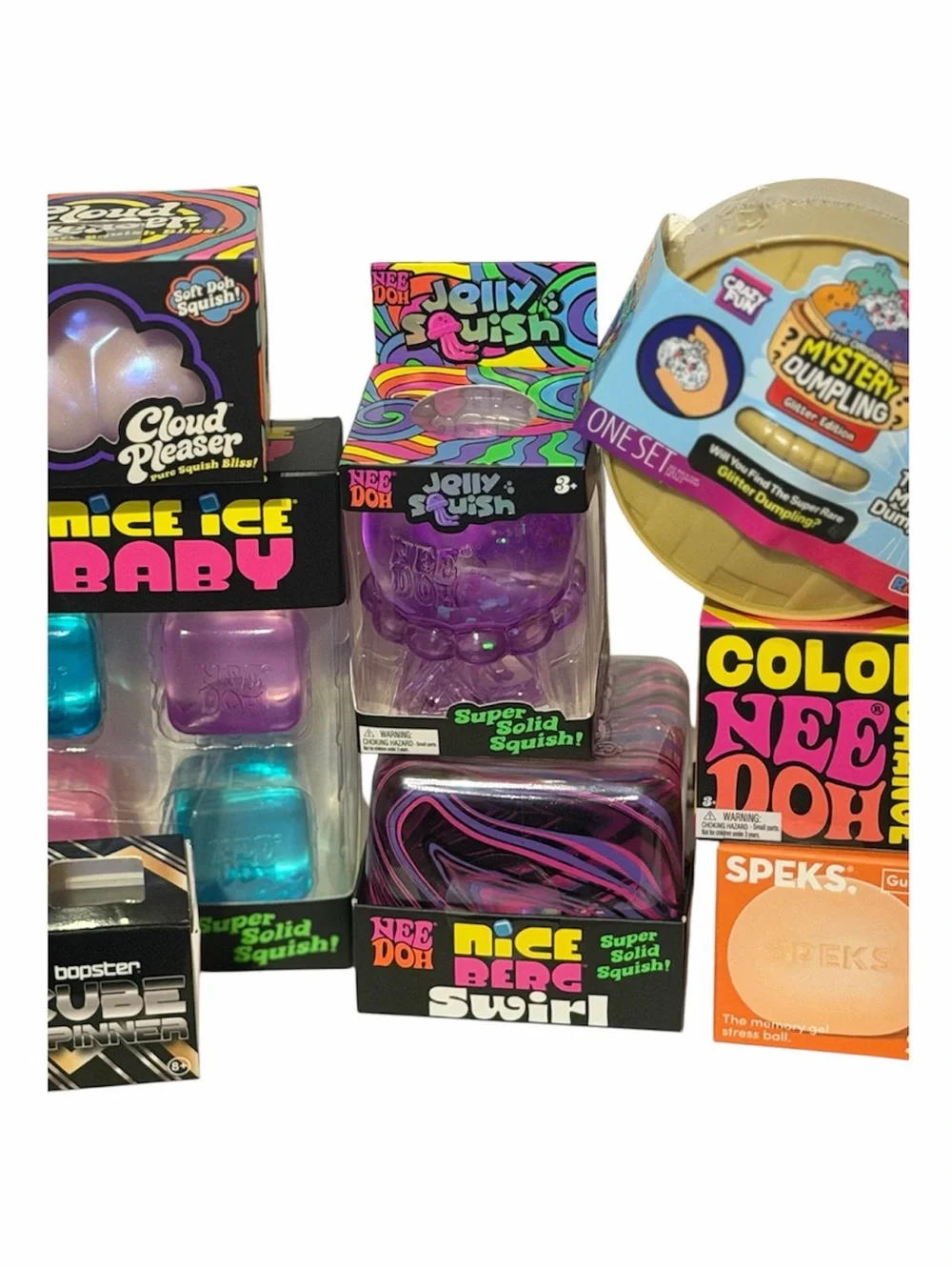 Authentic VIRAL Needoh's, & assortment of Squishy's Bundle/Lot of 11, NWT